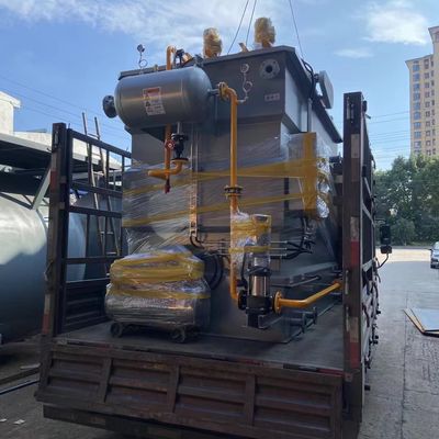 Нержавеющая сталь горизонтальная подача DAF растворила машину воздушной флотации интегрировала 50m3/H