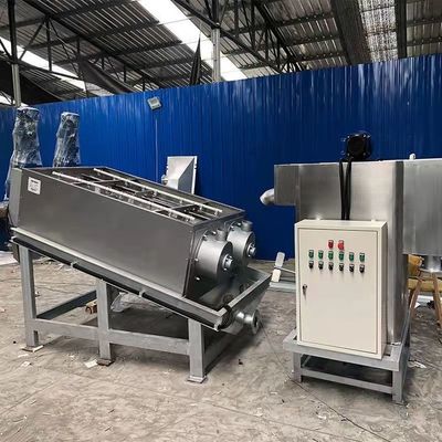 Dewatering шуги угольного шлама нержавеющей стали машины спиральной шуги 12m3/H Dewatering