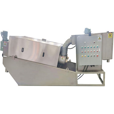 оборудование обработки шуги позема фермы машины спиральной шуги 20m3/H Dewatering