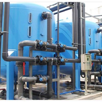 мультимедиа песка грунтовых водов реки фильтра активированного угля углерода 30m3/H стальные мелкие фильтруют