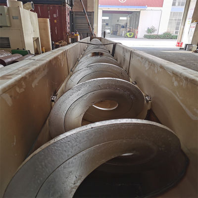 Оборудование транспортера выпарки решетки транспортера Shaftless завода по обработке нечистот спиральное