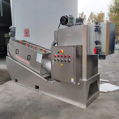 Интегрированная машина шуги прессы винта позема свиньи и цыпленка Dewatering