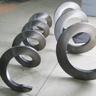 Транспортер Shaftless транспортера винта шуги стали марганца спиральный для порошка песка сухого