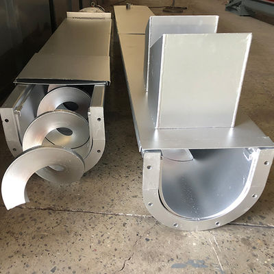 Транспортер Shaftless транспортера винта шуги стали марганца спиральный для порошка песка сухого