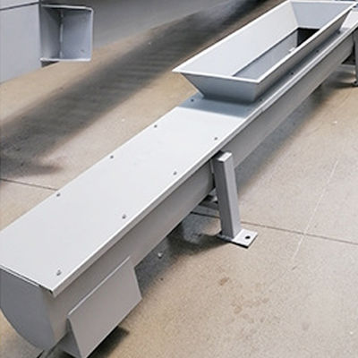 Подковообразный ленточный транспортер Shaftless винта для бетона золы углерода шуги зерна миномета