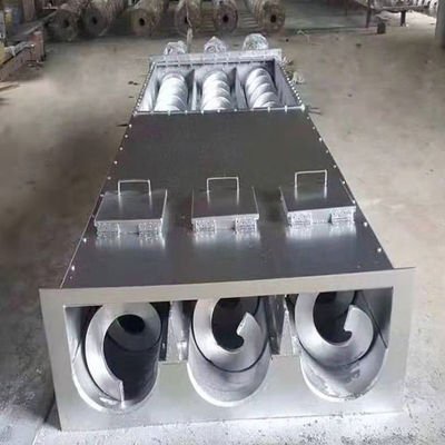 Нержавеющая сталь винтового конвейера с высокотемпературным сопротивлением без вала