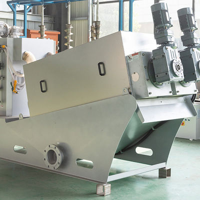 спиральная шуга 100m3/H Dewatering подвергает оборудование механической обработке SUS316L обработки шуги