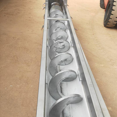 Тип машина SS316L 1-10t/h u транспортера винта сверла порошка шуги Shaftless