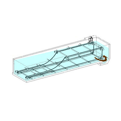 Завод по обработке нечистот длины системы 18m шабера шуги цепной плиты SS304