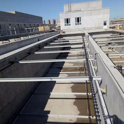 Завод по обработке нечистот длины системы 18m шабера шуги цепной плиты SS304