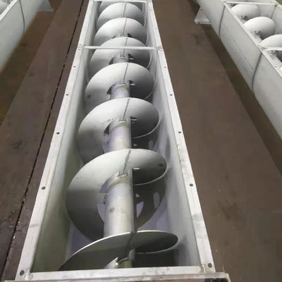 Высокая эффективность транспортера винта порошка спирали сверла нержавеющей стали зернистая материальная