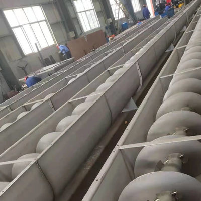 Высокая эффективность транспортера винта порошка спирали сверла нержавеющей стали зернистая материальная