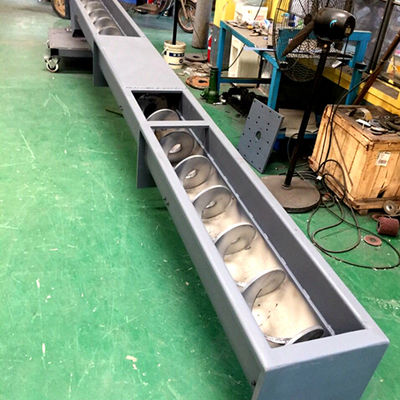 Транспортер 1~100m сверла порошка транспортера нержавеющей стали ринва SS316 u спиральный