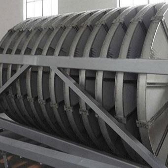 Белый танк обработки сточных вод, фильтр вращая барабанчика волокна