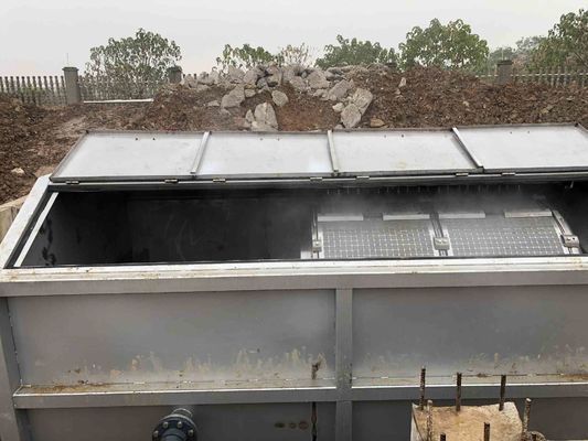 Система фильтрации сточных водов нержавеющей стали, белый фильтр роторного барабанчика