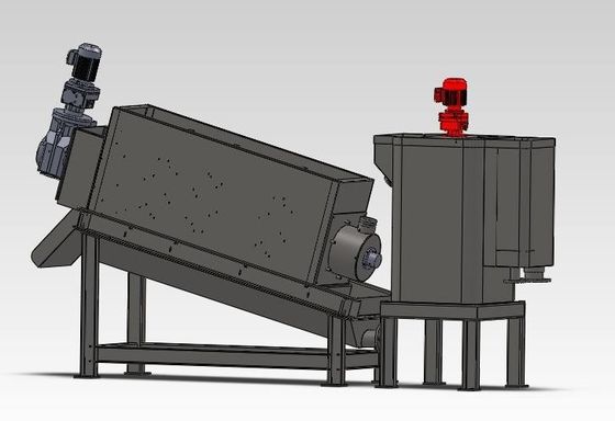 100mm штабелированная ранг машины шуги винта Dewatering промышленная