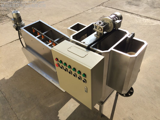 100mm штабелированная ранг машины шуги винта Dewatering промышленная