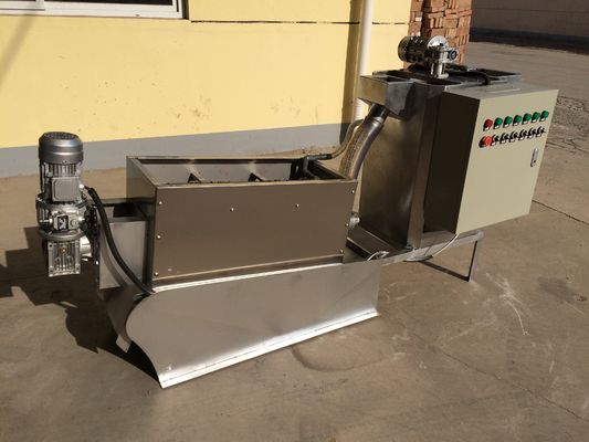 100mm штабелированная ранг машины шуги винта Dewatering промышленная