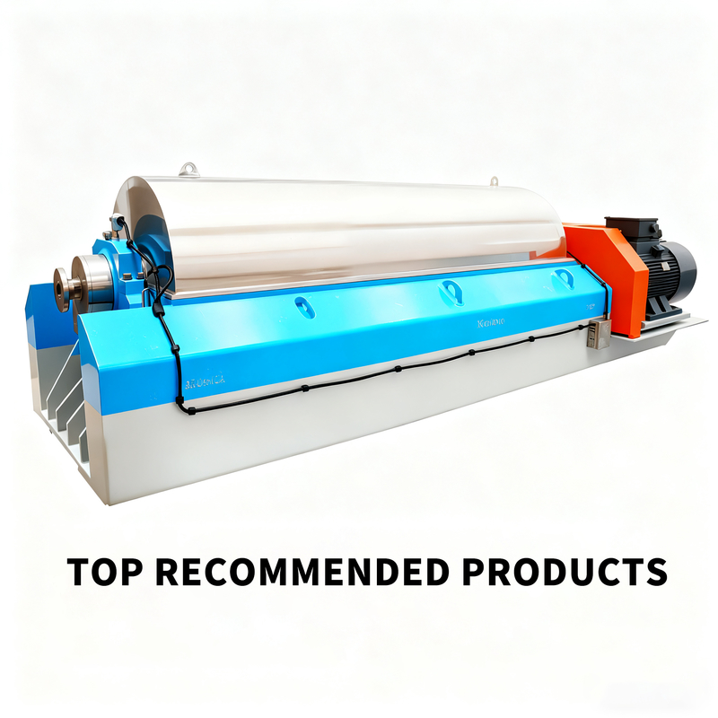 Высокоскоростной грязевой горизонтальный декантер центрифуга для точного разделения тяжелых и легких компонентов