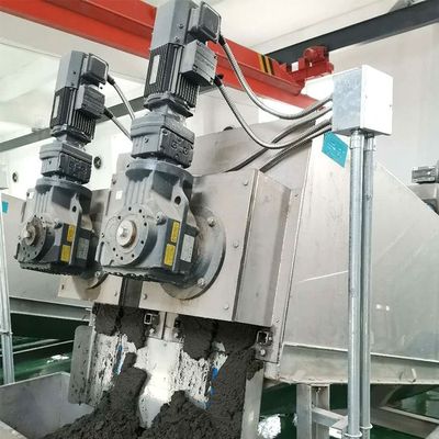 оборудование шуги фабрики еды машины спиральной шуги 15m3/H dewatering dewatering