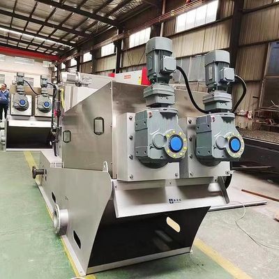 Dewatering шуги угольного шлама нержавеющей стали машины спиральной шуги 12m3/H Dewatering