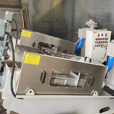 Система 2.23kw 380Volt обезвоживателя шуги полноавтоматической нержавеющей стали спиральная