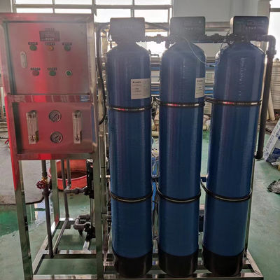 Оборудование системы очистки воды обратного осмоза ISO9001 500lph для выпивать