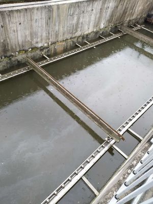 материал цепной плиты шабера шуги моста путешествовать 4.5m не металлический выскабливая