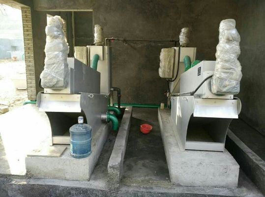 машина шуги прессы винта 4.5m3/h Dewatering, оборудование химической шуги Dewatering