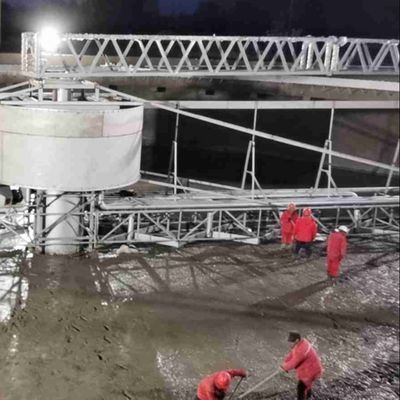 Двойная труба путешествуя шабер шуги моста используемый для завода обработки сточных вод