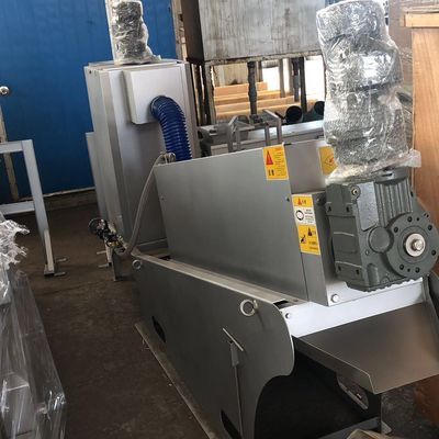 машина шуги винта 45m3/h Dewatering, машина прессы винта углерода стальная Dewatering