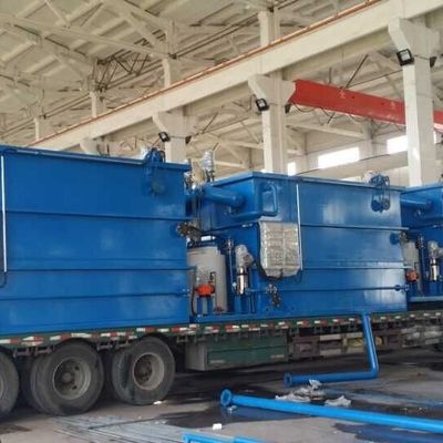оборудование обработки сточных водов 1m3/h, голубая машина воздушной флотации