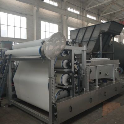 Оборудование Slurry нержавеющей стали Dewatering, обработка сточных вод прессы пояса 10m3/h